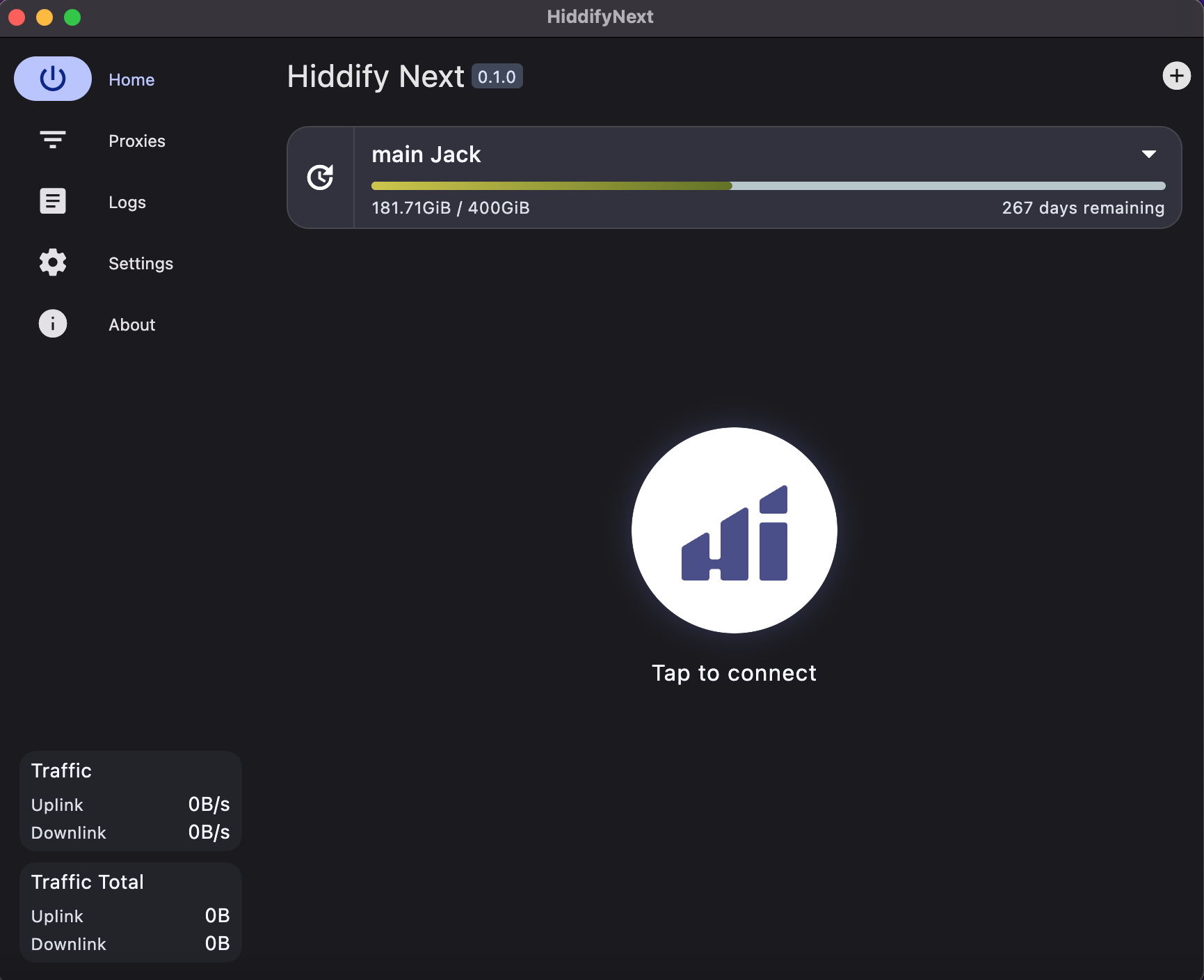 Hiddify на macOS